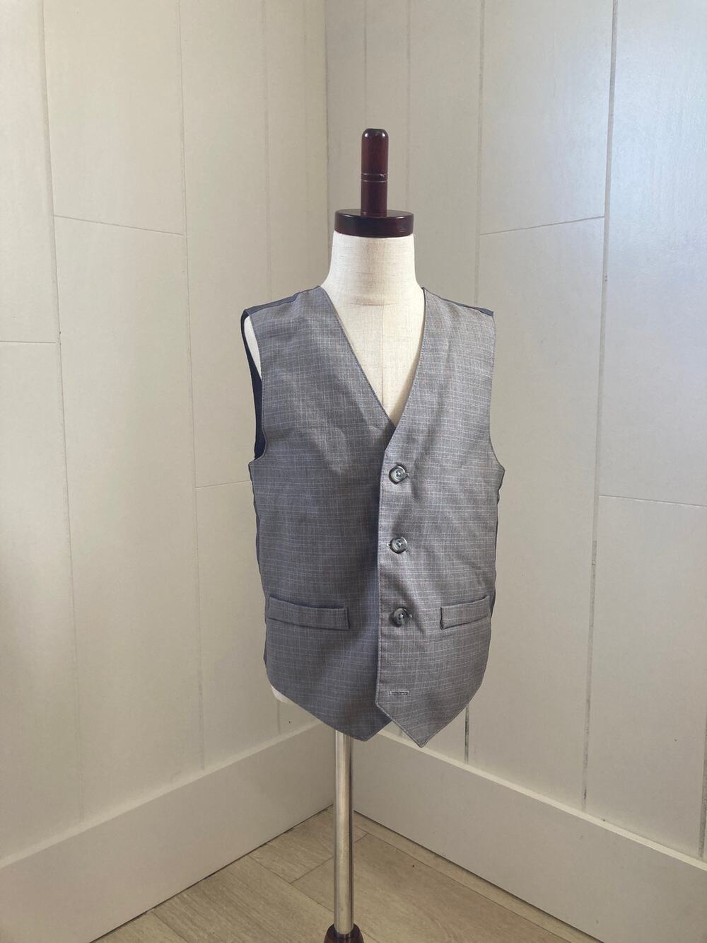 George Little Boy Grey Vest, Size 8